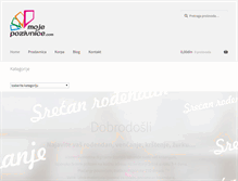 Tablet Screenshot of mojepozivnice.com